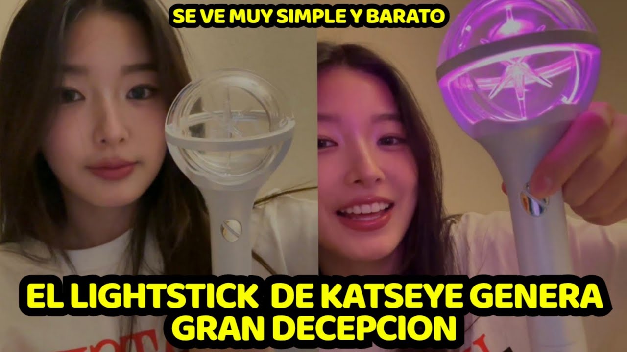 EL VERDADERO LIGHTSTICK DE KATSEYE GENERA DECEPCION POR SER MUY SIMPLE
