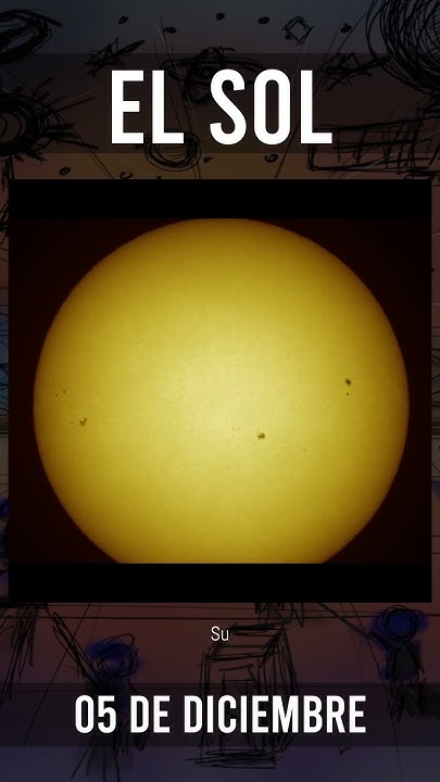 El Sol hoy (05122024) 🌥️ 🔭 😎 - YouTube