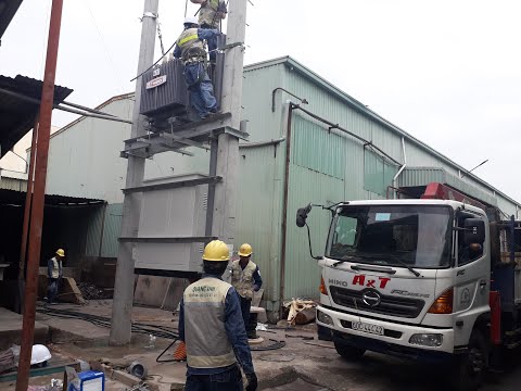 Turn on the electricity of the 630kva substation at Garmex factory, Hochiminh City