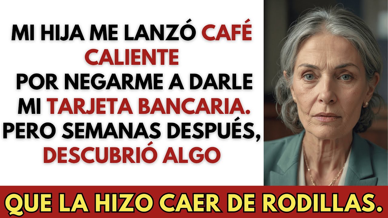 Mi HIJA me arrojó CAFÉ CALIENTE cuando me NEGUÉ a darle mi tarjeta bancaria.