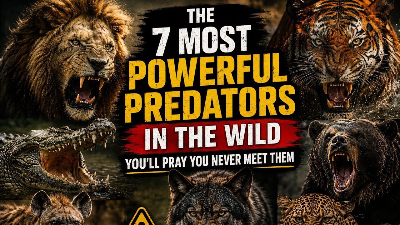 Many Predators The 7 Most Powerful Predators in the Wild… You’ll Pray You Never Meet ...