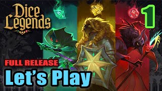 Fun and Challenging - Dice Legends - Turn Based Strategy Deckbuilder - Full Gameplay (Version 1.0)