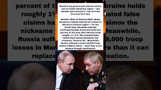 Russia's Top General Lied About Capturing a Whole Region — Again. Why?