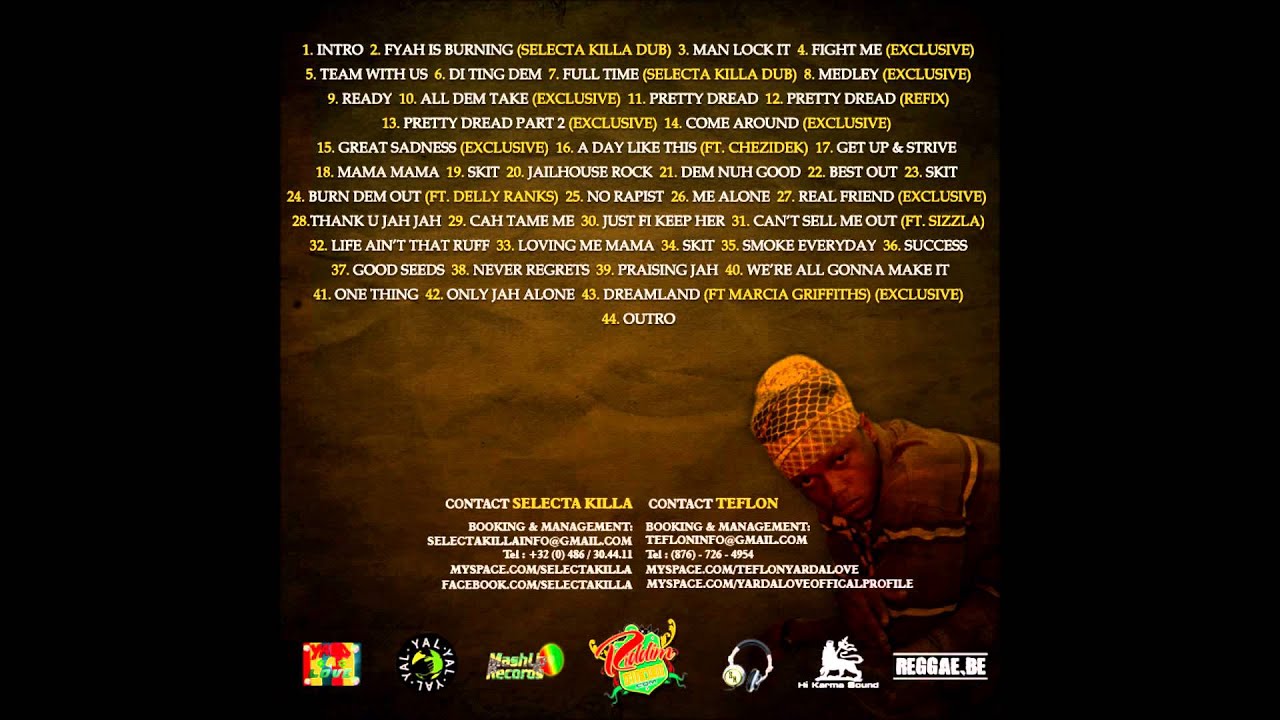 teflon coating Teflon - Fyah Is Burning Official Mixtape 31 Can't Sell Me Out (Ft Sizzla)