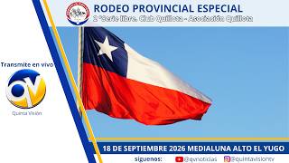 Segunda serie libre, rodeo provincial especial. Club Quillota.