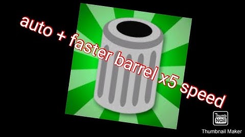 Auto merger and faster barrel (scrap 2)