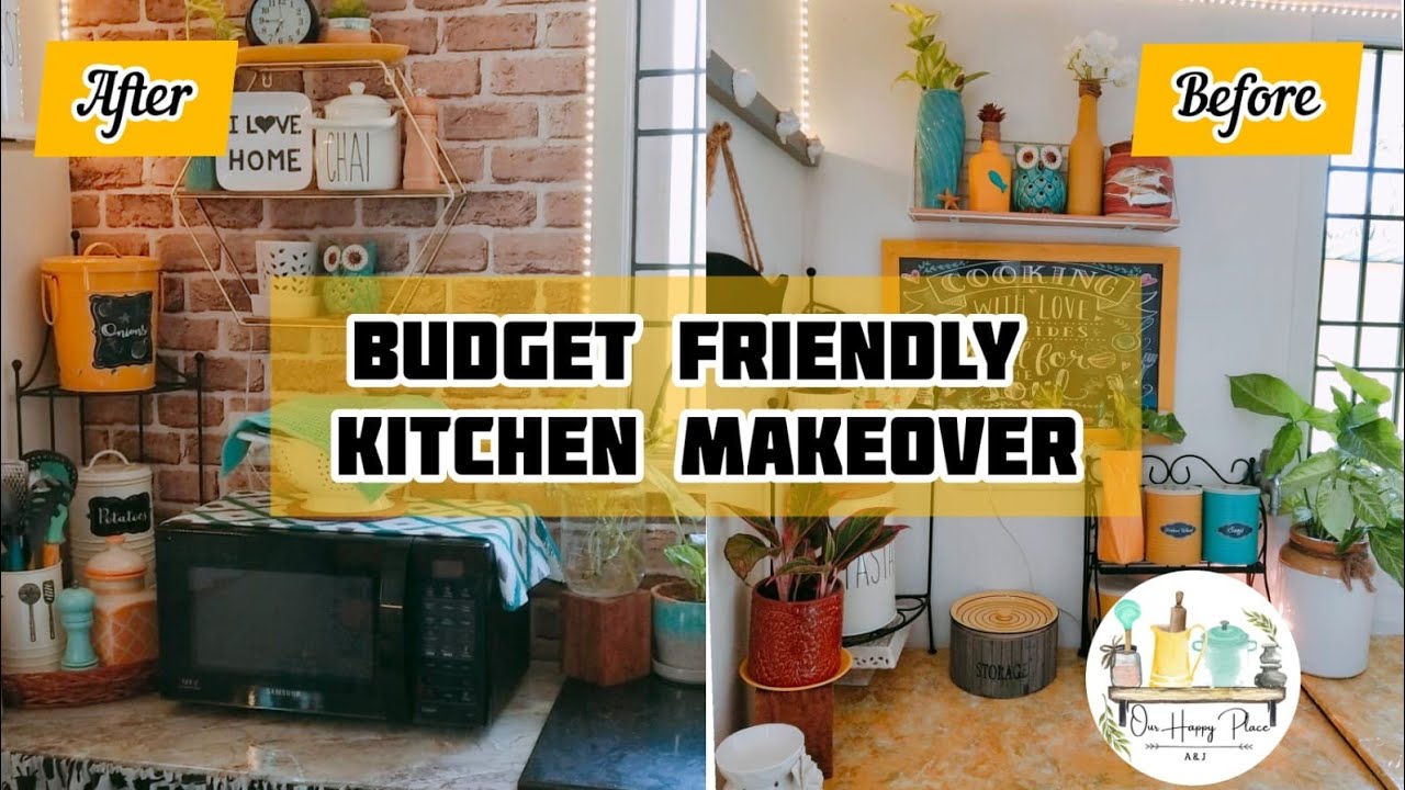 Kitchen Makeover New Series l Budget Friendly l Before&After Kitchen l Plastic Free 2021 I Coastal