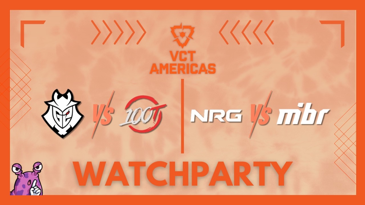 G2 vs 100T & NRG vs MIBR | VCT Americas Stage 2 Group Stage
