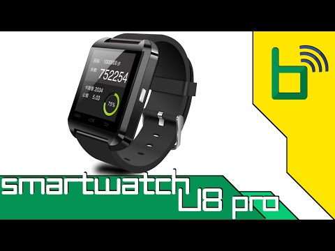 UWATCH U8 PRO: Relógio Inteligente com Bluetooth