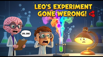 MAGIC STUDY LAMP: Ep3. Leo’s First Experiment Gone Wrong! 💥 | Smart Learning TV