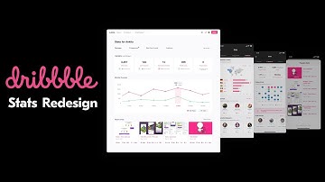Dribbble Stats Redesign Concept - Promo Video
