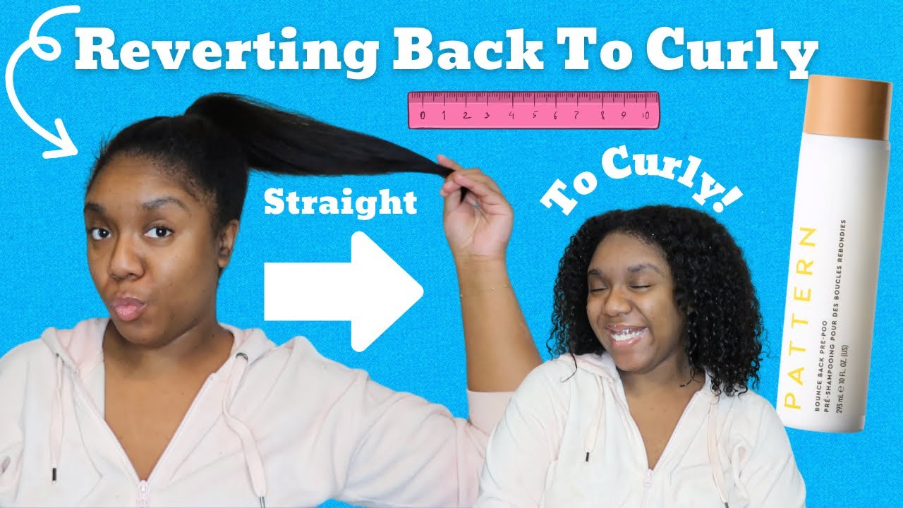 Reverting Back to Curly! | Pattern Beauty Bounce Back Treatment - YouTube