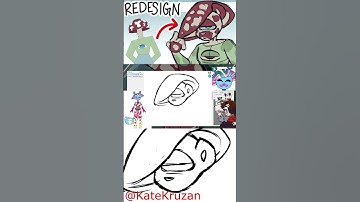 Character Design 2025 [DAY #15] 🍄Redesign #2🐼 #shorts