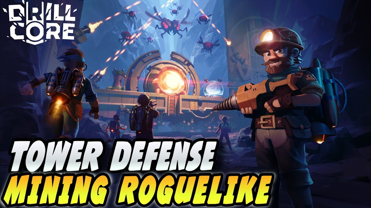 A Must Play Tower Defense Roguelike! | First Look Drill Core - YouTube