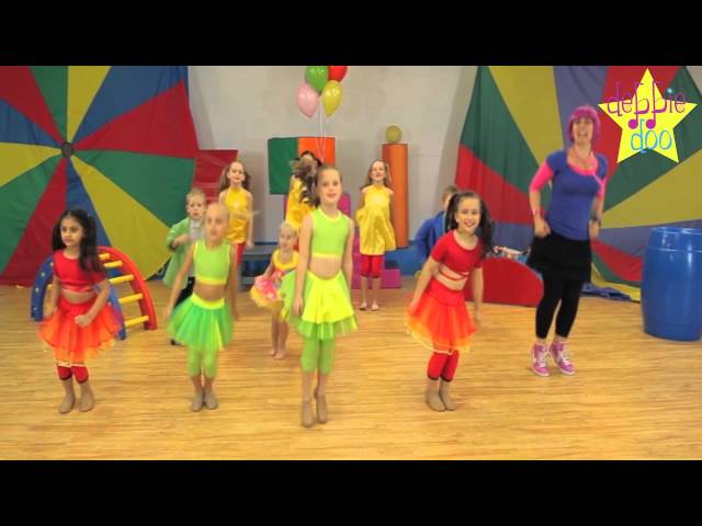 Debbie Doo u0026 Friends! - Let's Star Jump! - Dance Song For Children class=