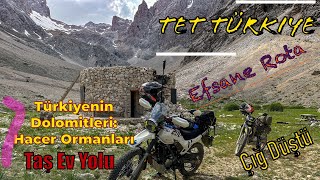 Türkiye'nin Dolomitleri : Hacer Ormanları Motosiklet Rotası || Çığ Düştü 😱 !! || Kapuzbaşı