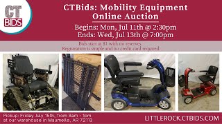 CTBIDS Mobility Equipment Online Auction
