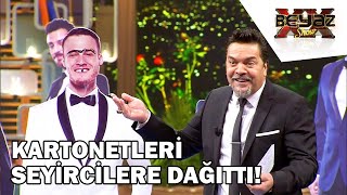 Beyaz Kanal D Oyuncularının Kartonetlerini Kıskanıyor! - Beyaz Show