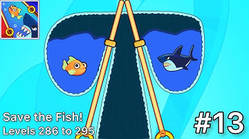Save the fish levels 286 - 295 | pull the pin puzzle game #13