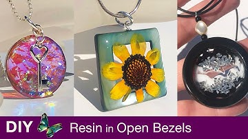 Your HOW-TO Guide for using RESIN in OPEN BEZELS - Jewelry Making +