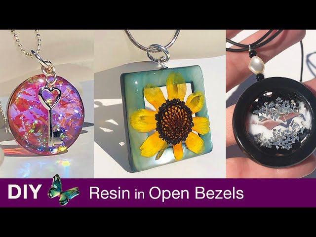 Your HOW-TO Guide for using RESIN in OPEN BEZELS - Jewelry Making + 