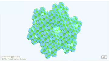 Floco de neve Mosely: Cuboctaedro - Mosely snowflake: Cuboctahedron