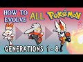 How to evolve all pokmon all generations 18