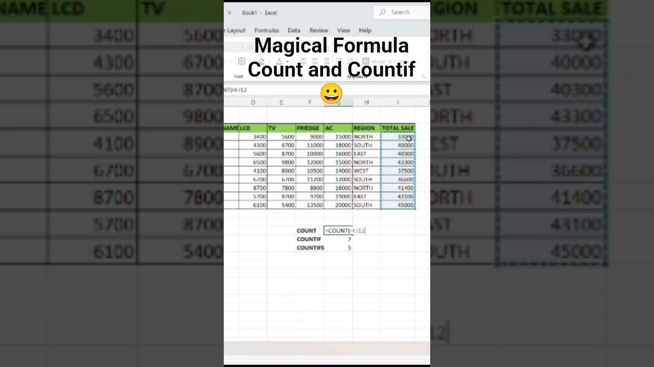 Stop Counting Manually! Use COUNTIF & COUNT 😎