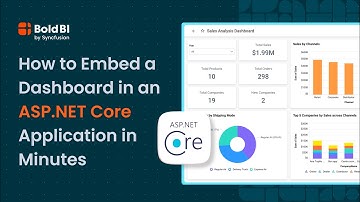 How to Embed a Dashboard in an ASP.NET Core Application in Minutes | Bold BI