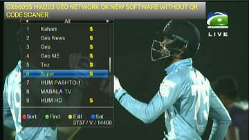 GX6605S HW203 GEO NETWORK OK NEW SOFTWARE WITHOUT QR CODE SCANER