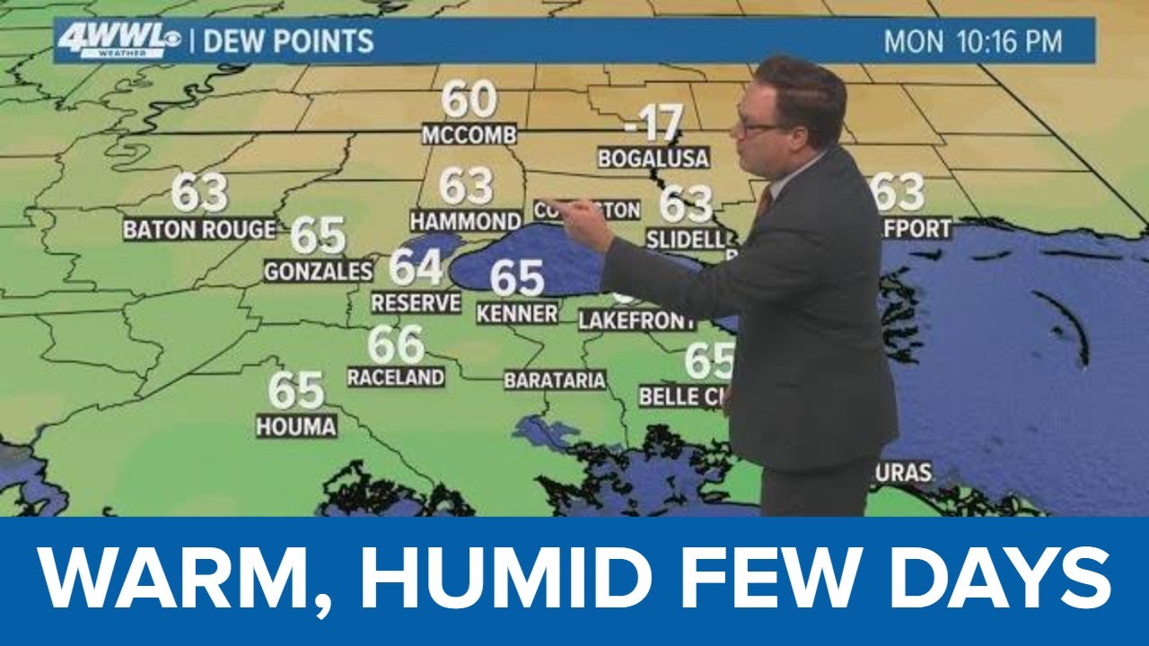 Weather: Warm and humid next few days - YouTube