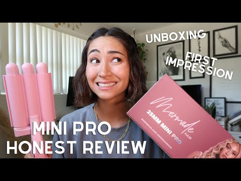 Mermade Hair's NEW Pro Mini Waver (Honest Review, Unboxing, First Impression)