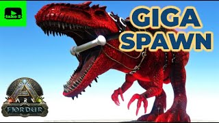 ALL GIGA SPAWNS ON ARK FJORDUR