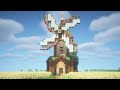 【マインクラフト】風車の作り方【マイクラ建築】