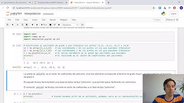 Python - Clase 4: Polinomios e Interpolación de Lagrange