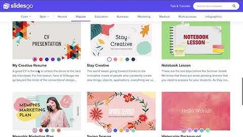 Crea bellas presentaciones en Power Point con SlidesGo
