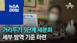 거리두기 5단계 세분화…업종별 세부 방역 기준 마련 | 뉴스A 라이브