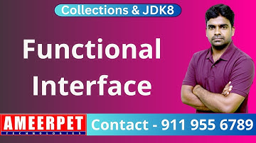 Functional Interface in Java | Ameerpet Technologies | By Srinivas