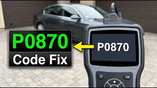 How To Fix P0870 Code - Transmission Fluid Pressure Sensor Issue