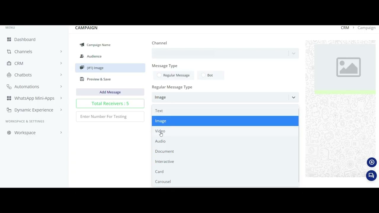 RCS Bulk Campaign Tutorial: Image, Video, Audio & Document Messages