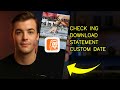 How To Download A Statement For A Custom Date Range From ING For A Specific Transaction 2026 (EASY G