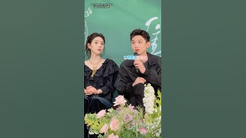 Bai Jingting just loves being teased by the fans🤣 #baijingting #thefirstfrost #zhangruonan #shorts