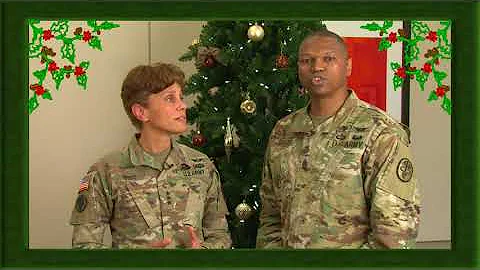 Season's Greetings from LTG West and CSM Gragg