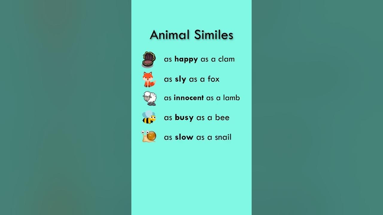 Animal Similes