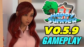 Happy Summer 0.5.9 Gameplay Walkthrough || Happy Summer New Update || 2024