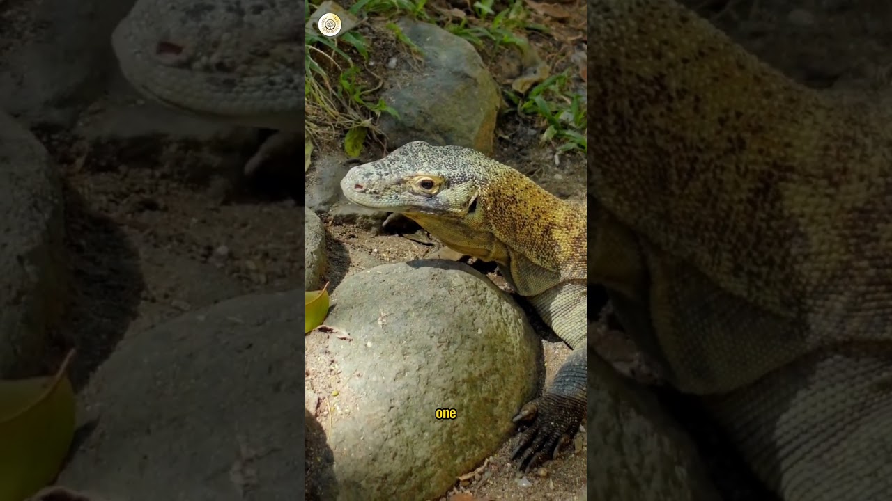 Komodo Dragon info | #komodo #lizard #shorts