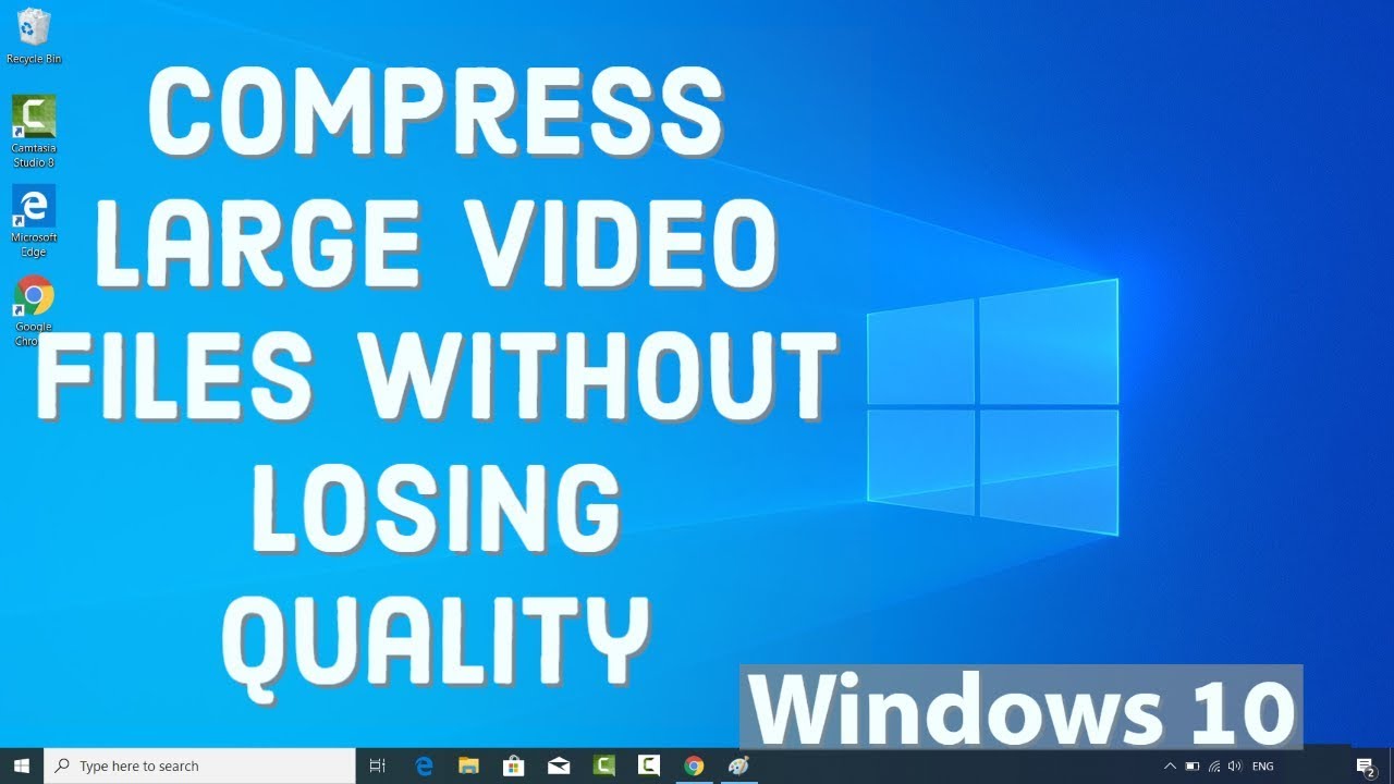 how to compress a video on windows 10