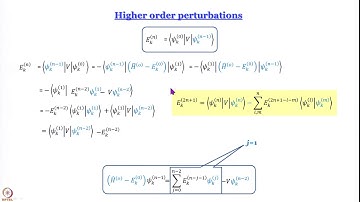 Week 7-Lecture 40 : Perturbation theory for non-degenerate states