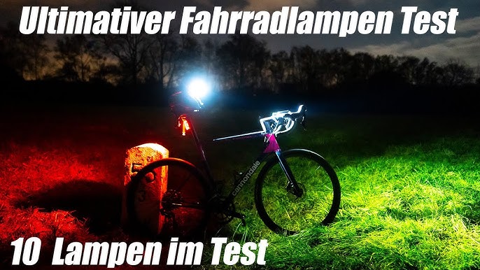 Fischer E-Bike Twin Led Akku Beleuchtungs -Set mit 360 Grad Bodenleuchte  60/30/15 Lux - YouTube