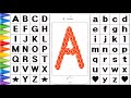 [알파벳 놀이] 유아와 어린이를 위한 ABCD 대문자 A부터 Z까지 쓰기 | Kids Alphabet A to Z | abc song | a for apple | abcd song